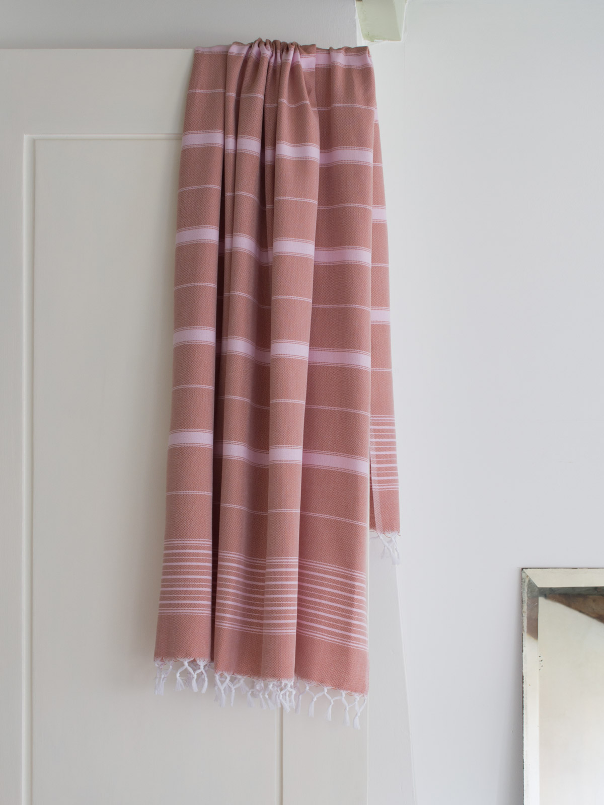 hammam towel copper/rose